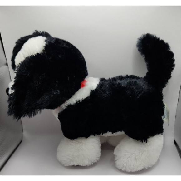 Build A Bear Promise Pets B/W Border Collie Dog Plush Stuffed Animal Puppy - Picture 4 of 7